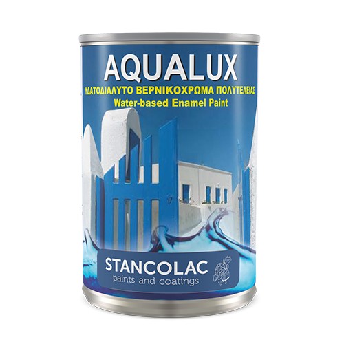 

Краска по металлу и дереву Stancolac Aqualux 2090 2,5 л Белая