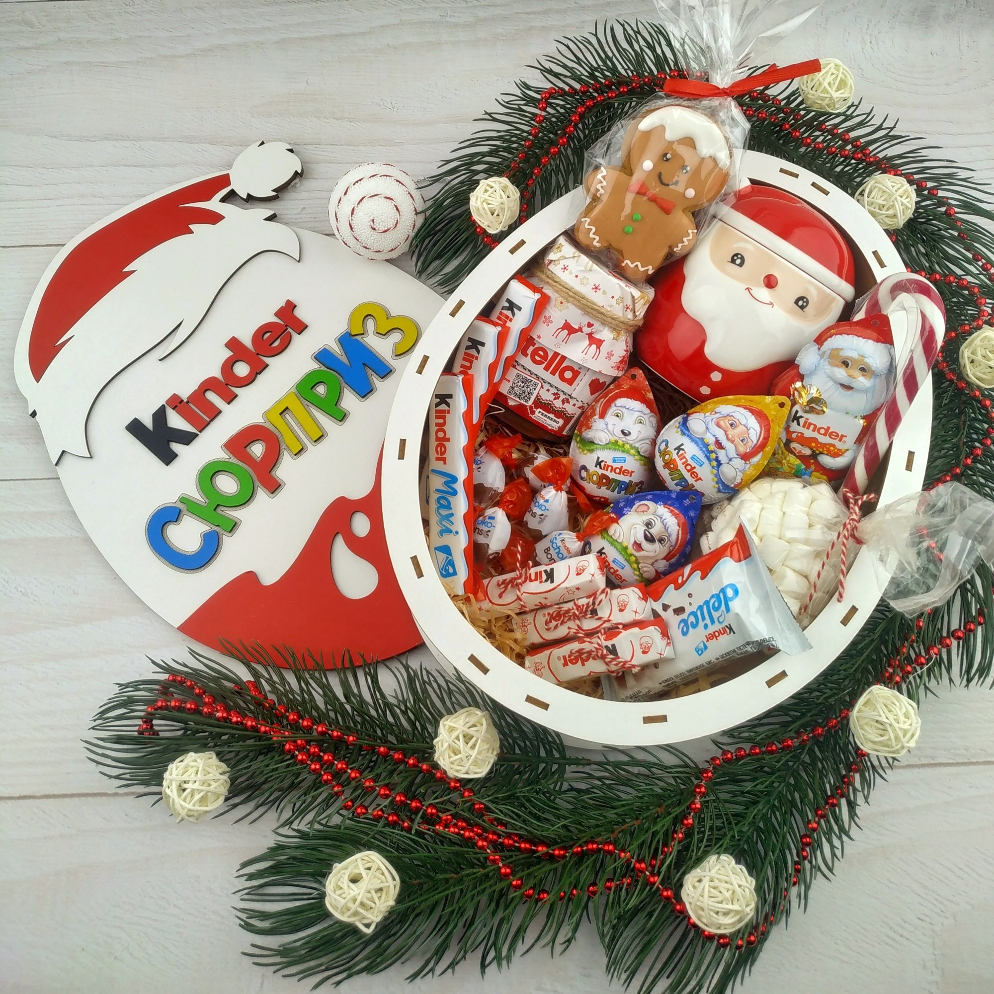 

Подарок FelicityBox "Santa Kinder" Красный Подарочный набор на Новый год и День святого Николая для ребенка, сына, дочки, девушки