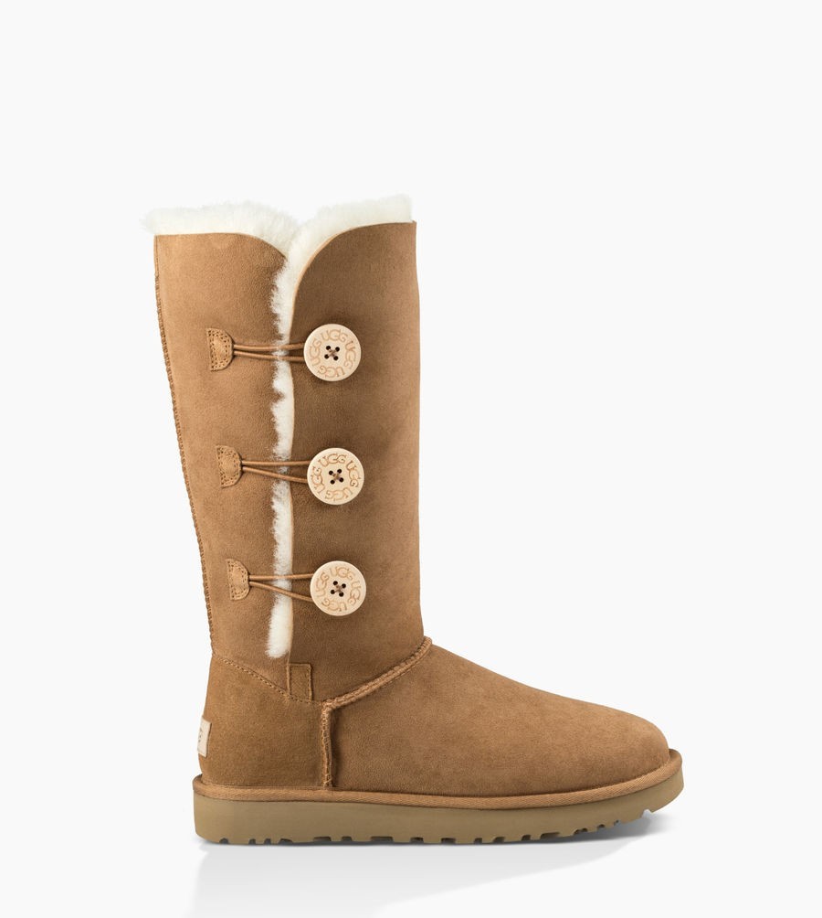 

Угги Классические высокие Bailey Button Triplet II Chestnut 1016227 Ореховый 36