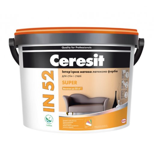 

Краска интерьерная Ceresit 10 л (11922862)