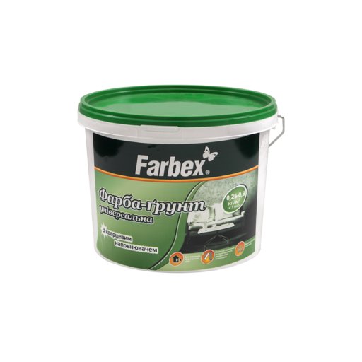 

Грунт-краска Farbex белая 14 кг (11604383)