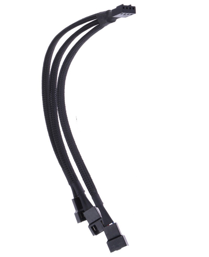 

Сплиттер-разветвитель для подключения 3-х кулеров 4pin с PWM (CC-PSU-43)
