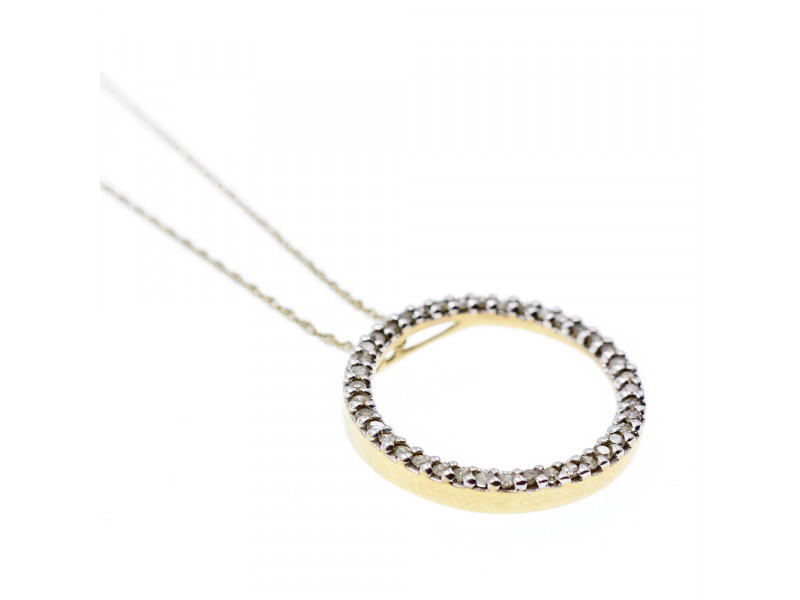 

Золотая цепочка с кулоном бриллианты Нежность Натуральный Sky Jewelry 002794