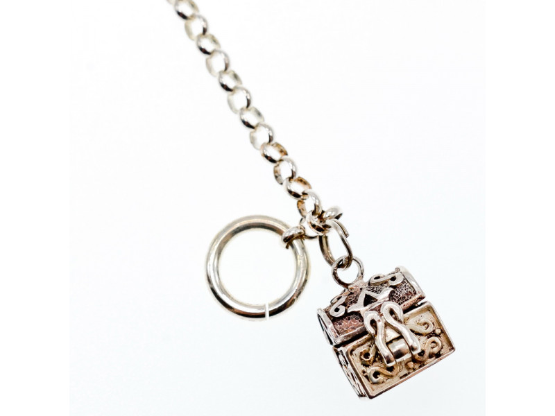 

Серебряный браслет 925 пробы Italy Сундучок Sky Jewelry 002190