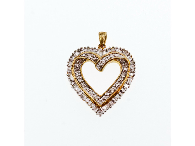 

Серебряный Кулон 925 пробы в позолоте *Сердце* Sky Jewelry 002084