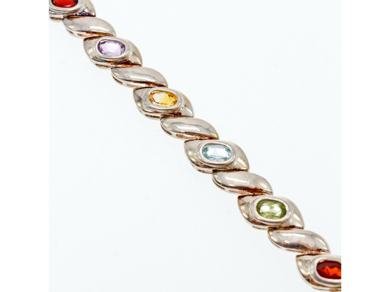 

Серебряный браслет с натуральными камнями Натуральный Sky Jewelry 002201