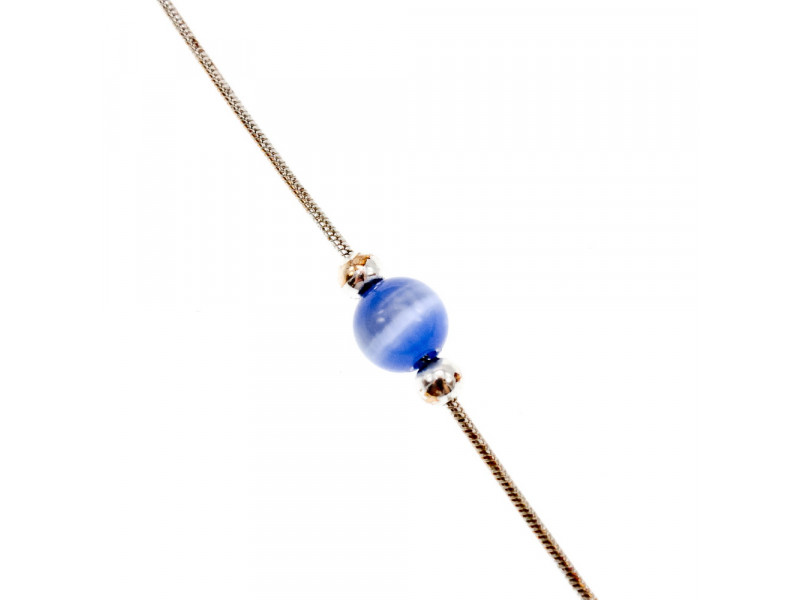 

Серебряный браслет с ювелирным стеклом Радость Sky Jewelry 002531