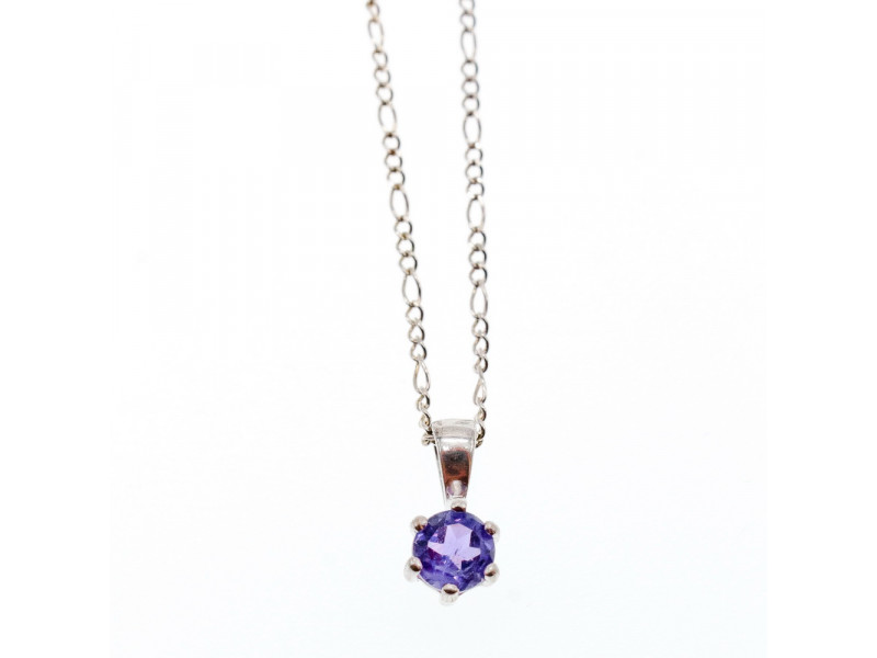 

Серебряная цепочка с кулоном иолит Сладость Натуральный Sky Jewelry 002578