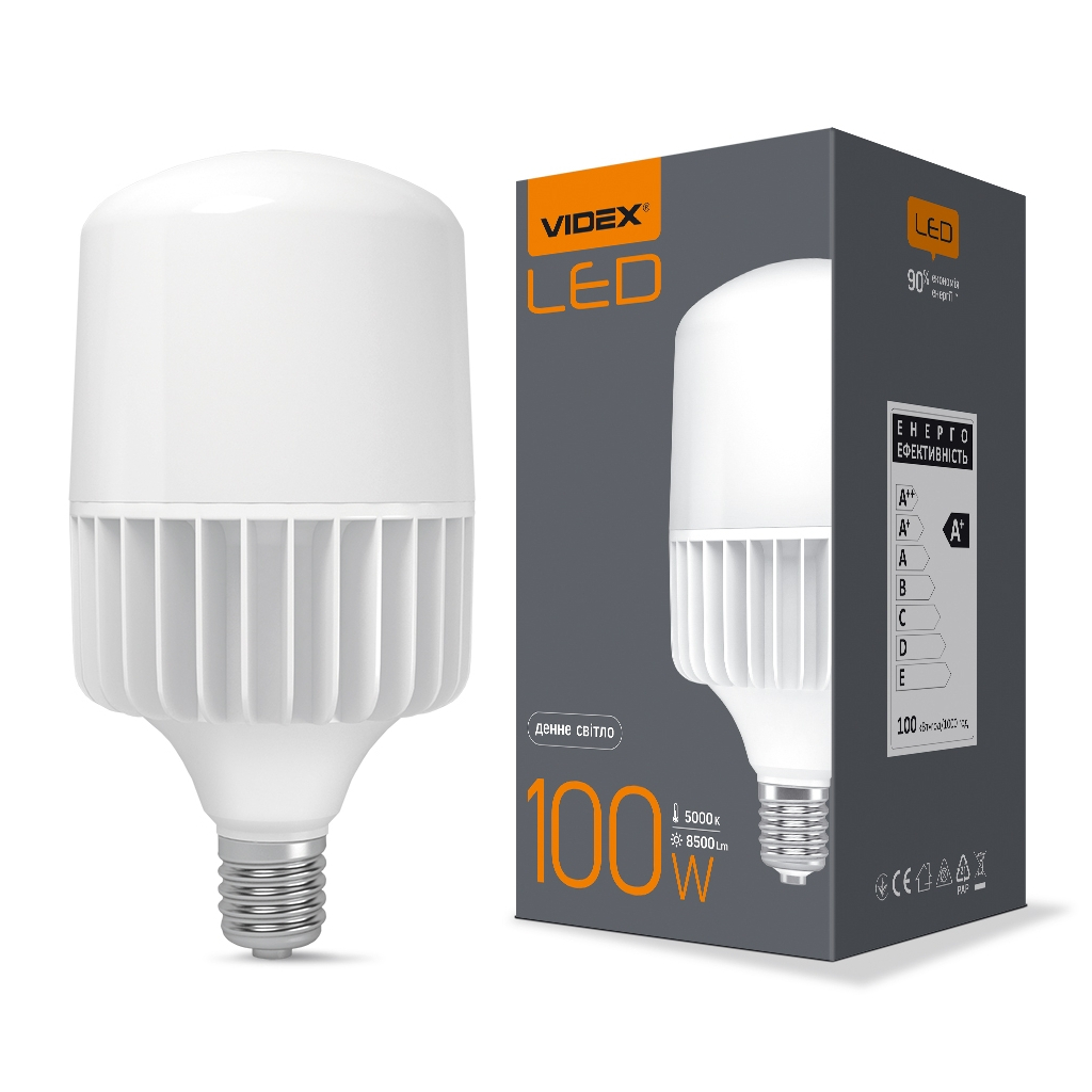 

Лампочка Videx A145 100W E40 5000K (VL-A145-100405)