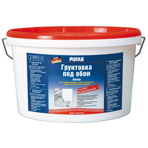

Грунтовка белая поl обои Pufas 5 л (11718924)