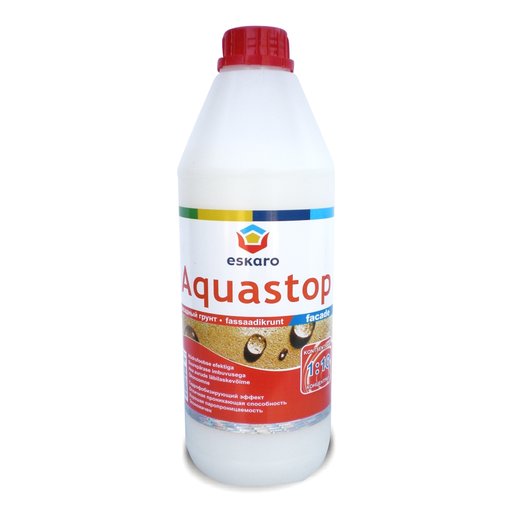 

Фасадная грунтовка Eskaro Aquastop Façade концентрат 1 л (10600205)