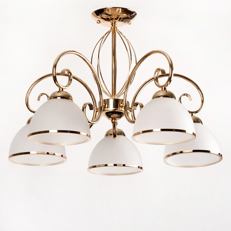 

Люстра потолочная Light House SH-17000/5 FG 570*570*360 E27 золото