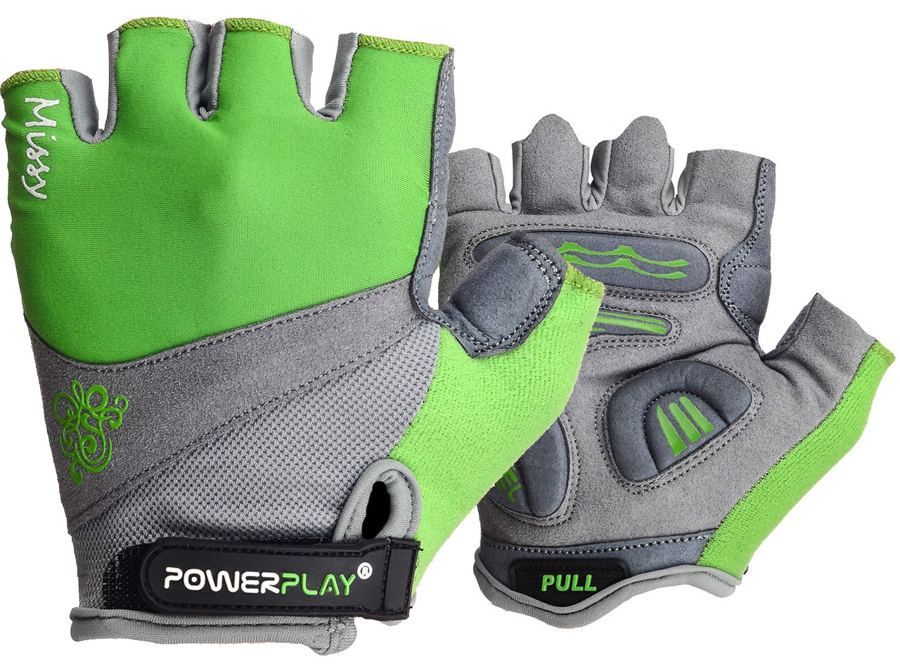 

Велорукавички PowerPlay 5277 D XS Зелені