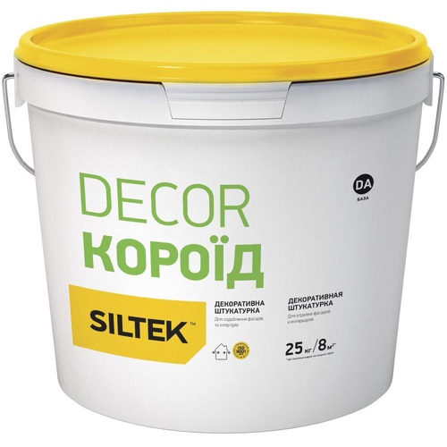 

Штукатурка декоративная Siltek Decor короед 2,0мм 25кг