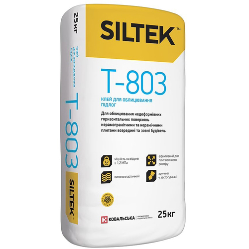 

Клей для плитки ГРЕС Siltek T-803 25кг