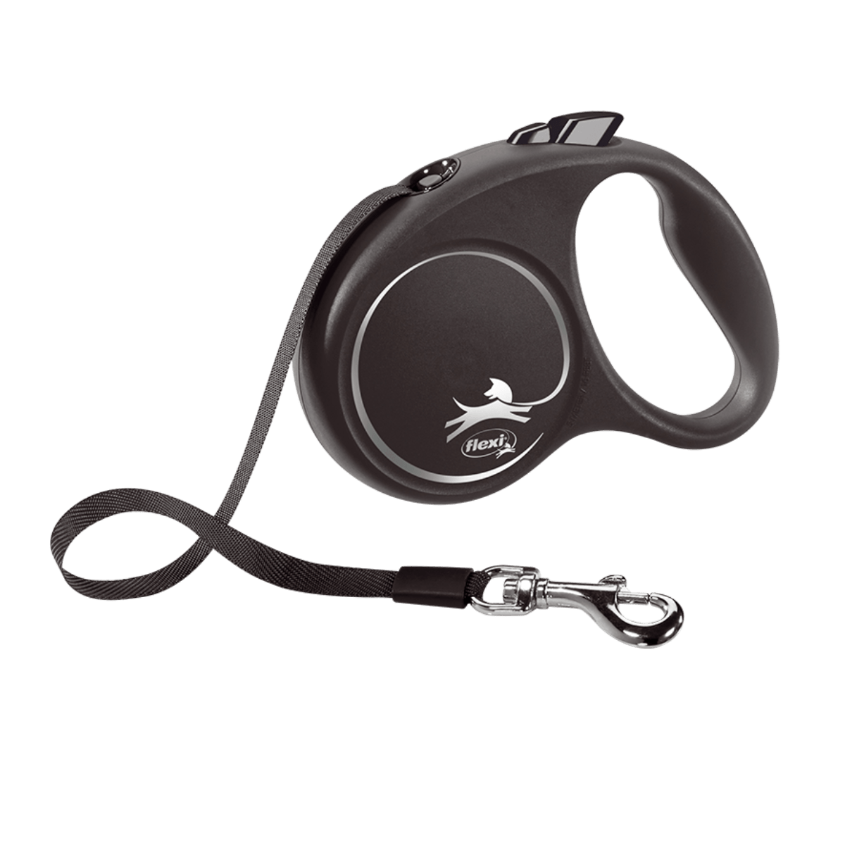

Повідець-рулетка Flexi Black Design стрічка (срібна) Mr.Snoopy 8144 L