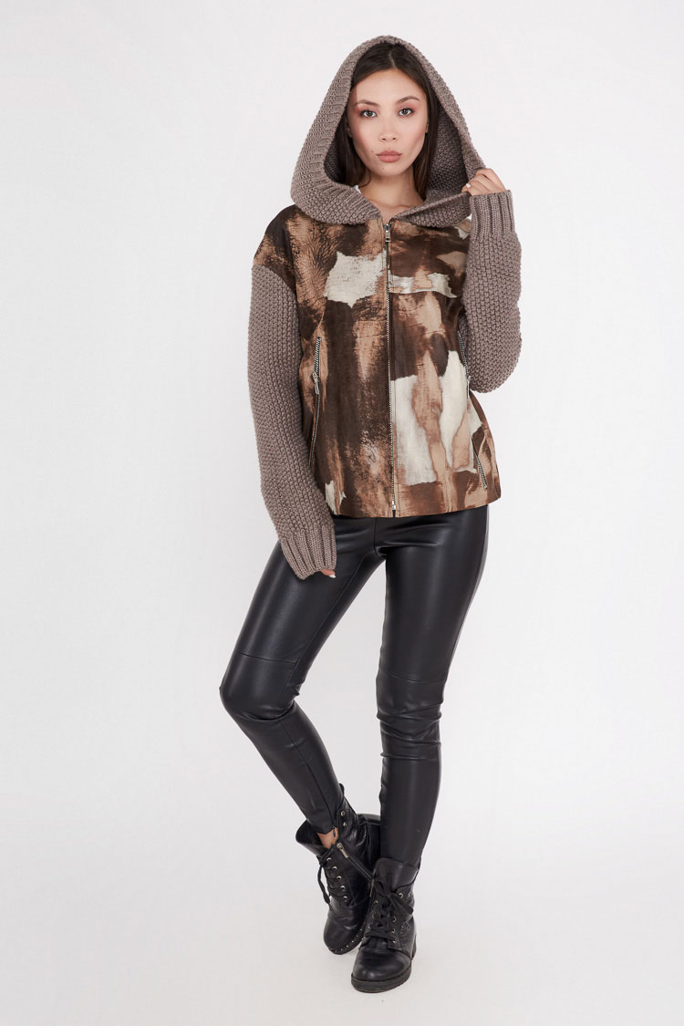 

Куртка Ricca donna Dc-1668  Коричневая 159050003, Куртка Ricca donna Dc-1668 L Коричневая 159050003