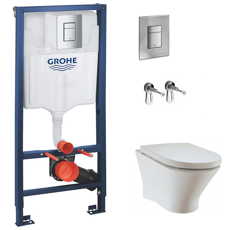 

Grohe 38772001 Компл.інст. для підв/унітаза Rapid SL set 3в1+Нексо унітаз підвісн.RIM+криш. в/п A34H64L000 (A34H64L000+38772001)