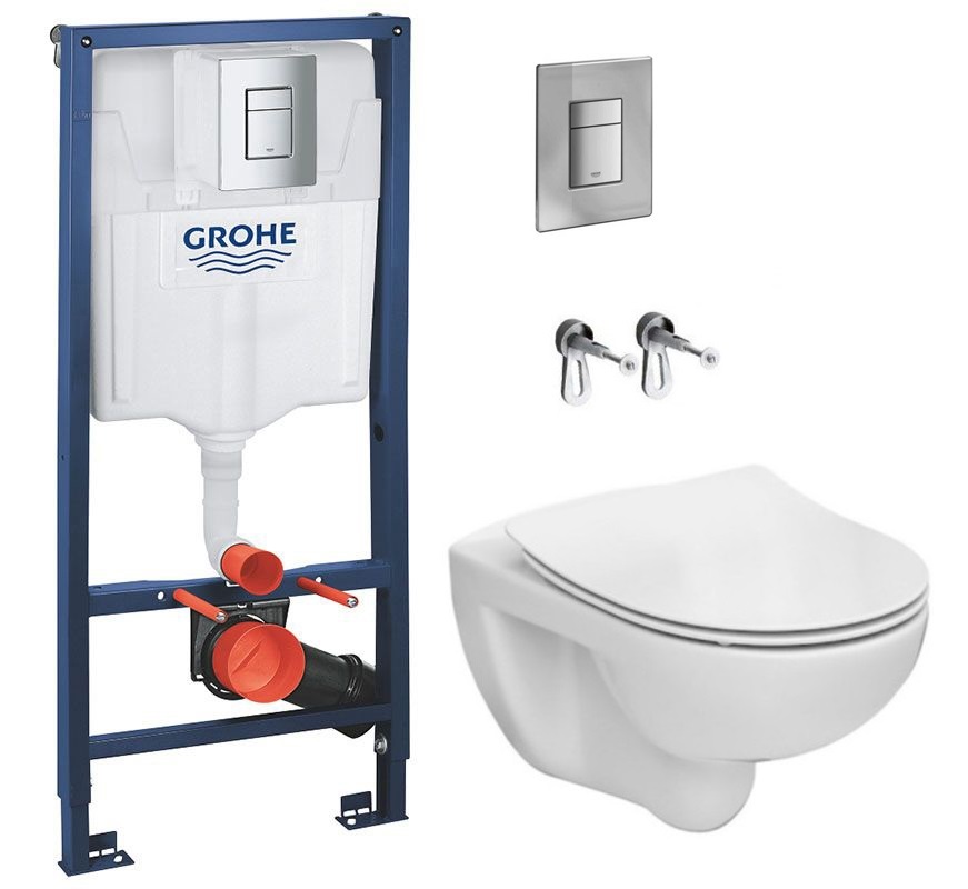 

Grohe 38772001 Компл.інст. для підв/унітаза Rapid SL set 3в1+Унітаз підвісн.Вікторія Rimless з кришк.Slim В/П (A34H398000) (A34H398000+38772001)