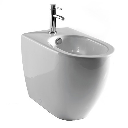 

SMBID Біде підлогове з одним отвором під змішувач 34x53x27h Smile Cielo Італія (SMBID)