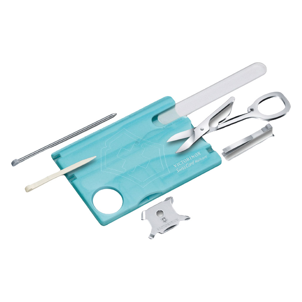 

Нож Victorinox SwissCard NailCare Transparent Blue (0.7240.T21)
