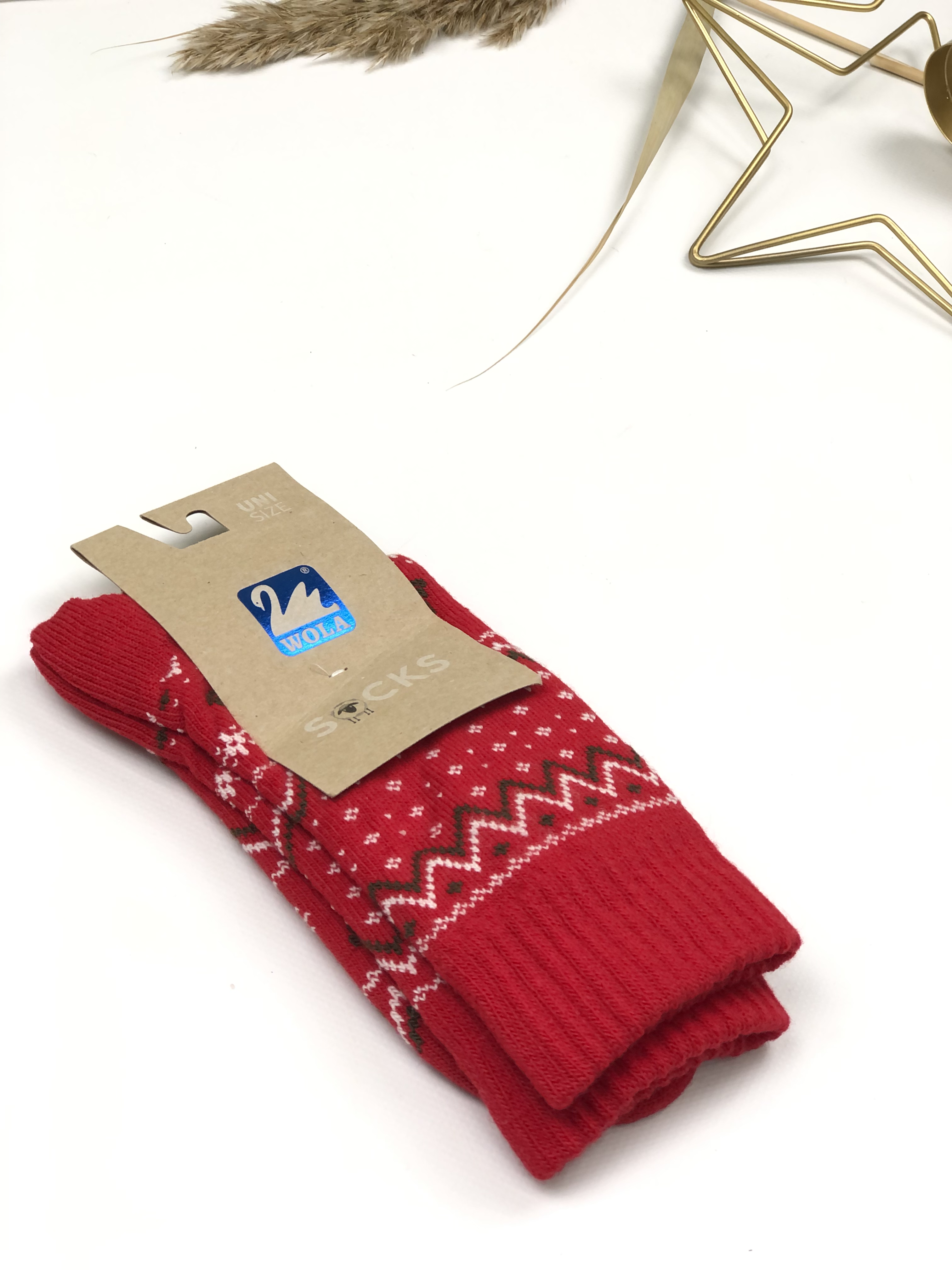 

Носки шерстяные Wola W84.139 36-41 Красные