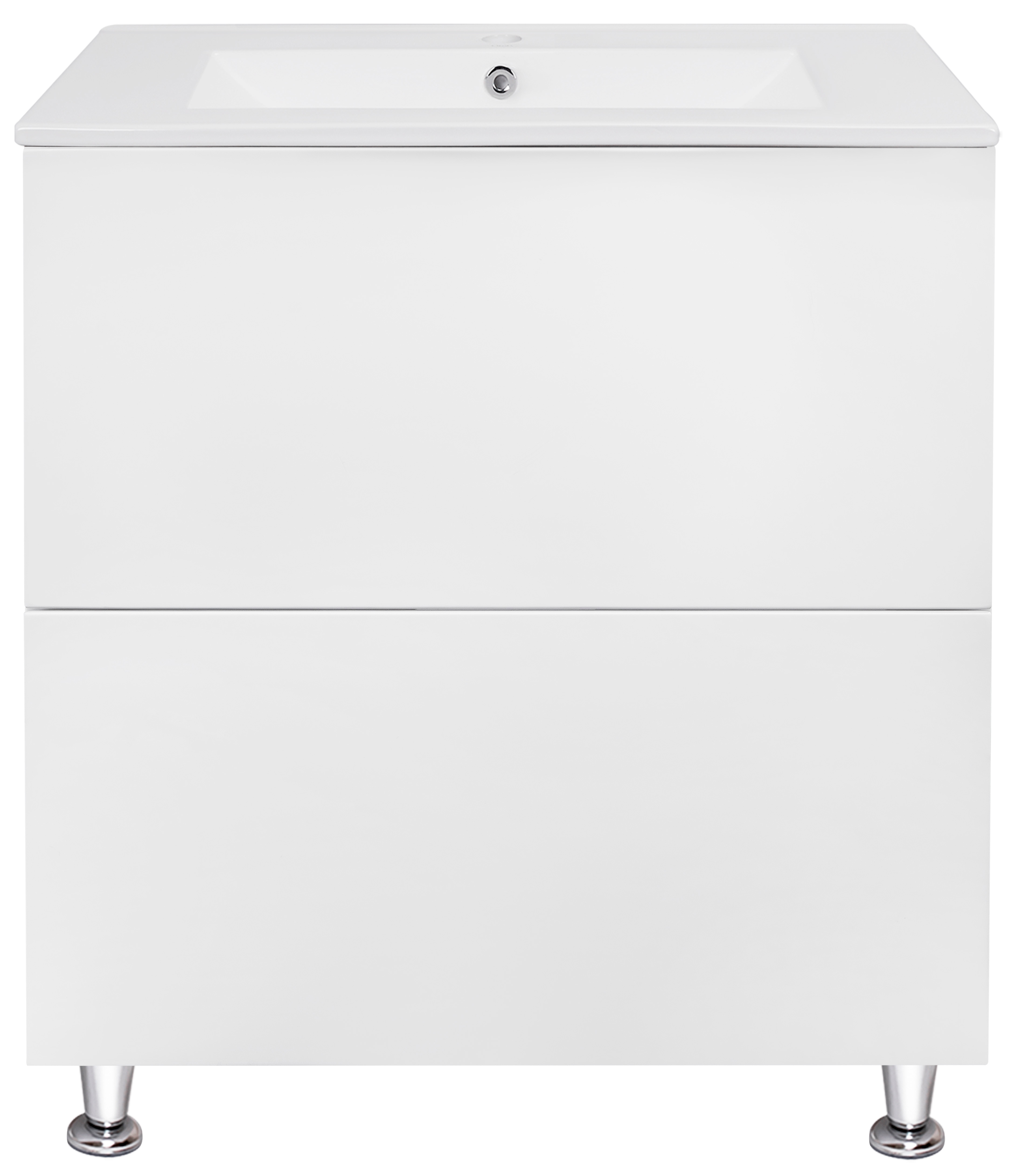 

Тумба напольная QTAP Tern 700х725х437 White с умывальником QT1771TNL7013070CW