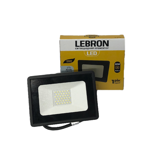 

Прожектор светодиодный LED Lebron LF, 30W, 2550Lm, 6000К (4420)