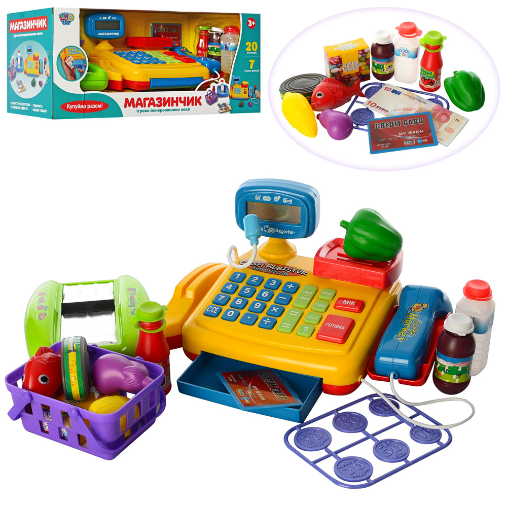 

Игровой набор кассовый аппарат Limo Toy 7018 UA