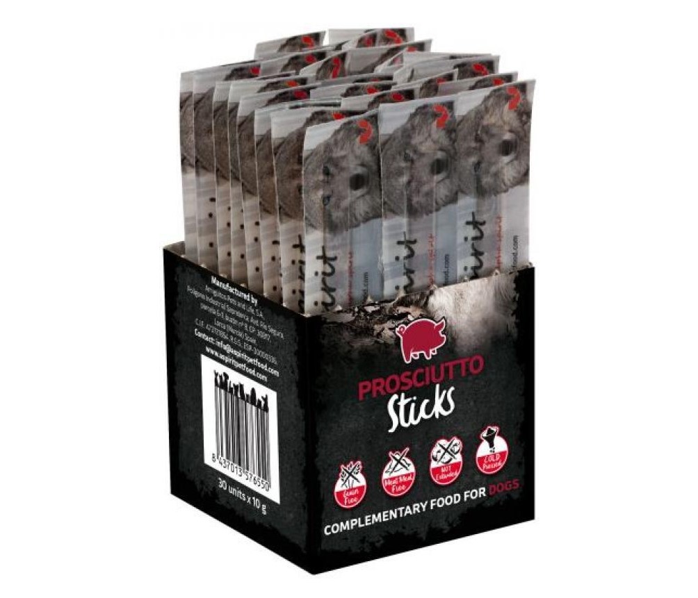 

Полувлажные лакомства для собак с прошутто DOG Sticks PROSCIUTTO 30 шт x 10 г Alpha Spirit BGL-AS-41