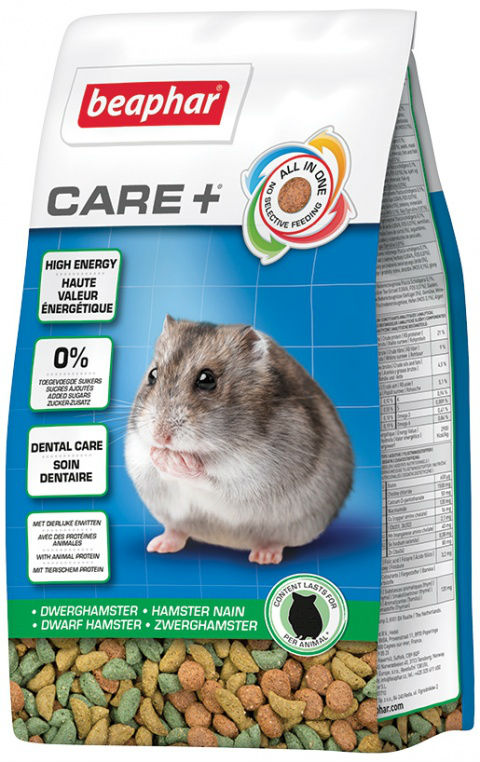 

Корм для джунгарских хомяков CARE+ 700 г Beaphar BGL-BF-220