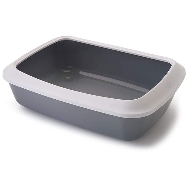 

Лоток туалет с бортиком для котов Savic Iriz Cat Litter Tray 50 x 37 x 13 см Savik BGL-SA-77