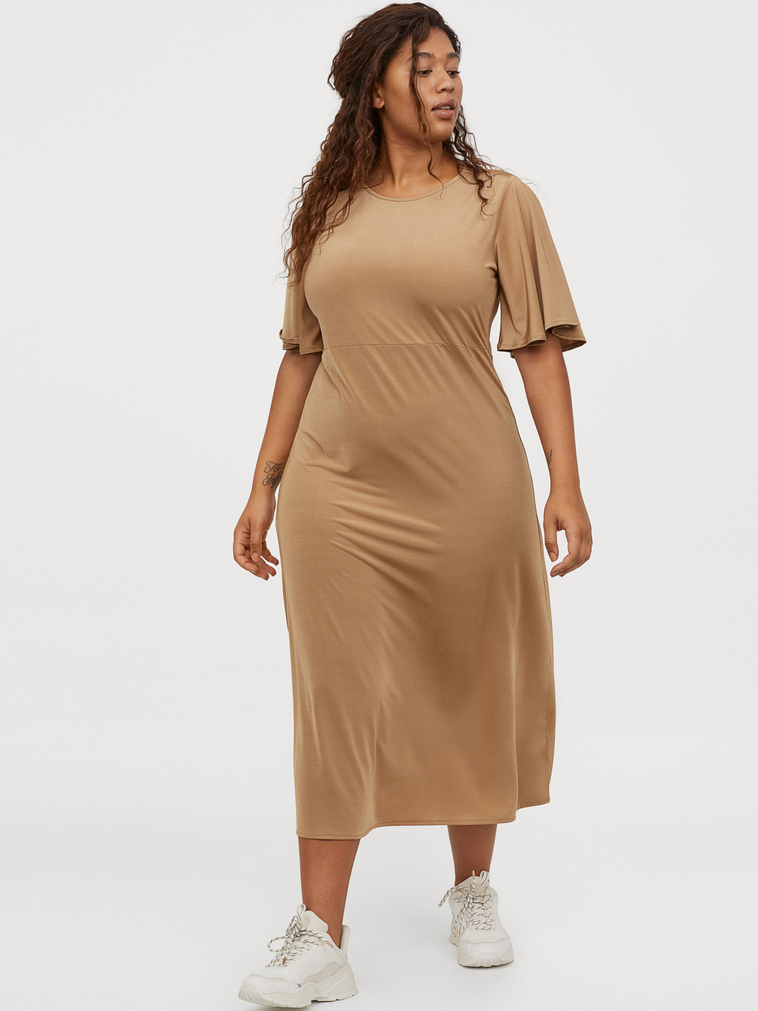 

Платье H&M 07-0838801-003  Бежевое, Платье H&M 07-0838801-003 2XL Бежевое