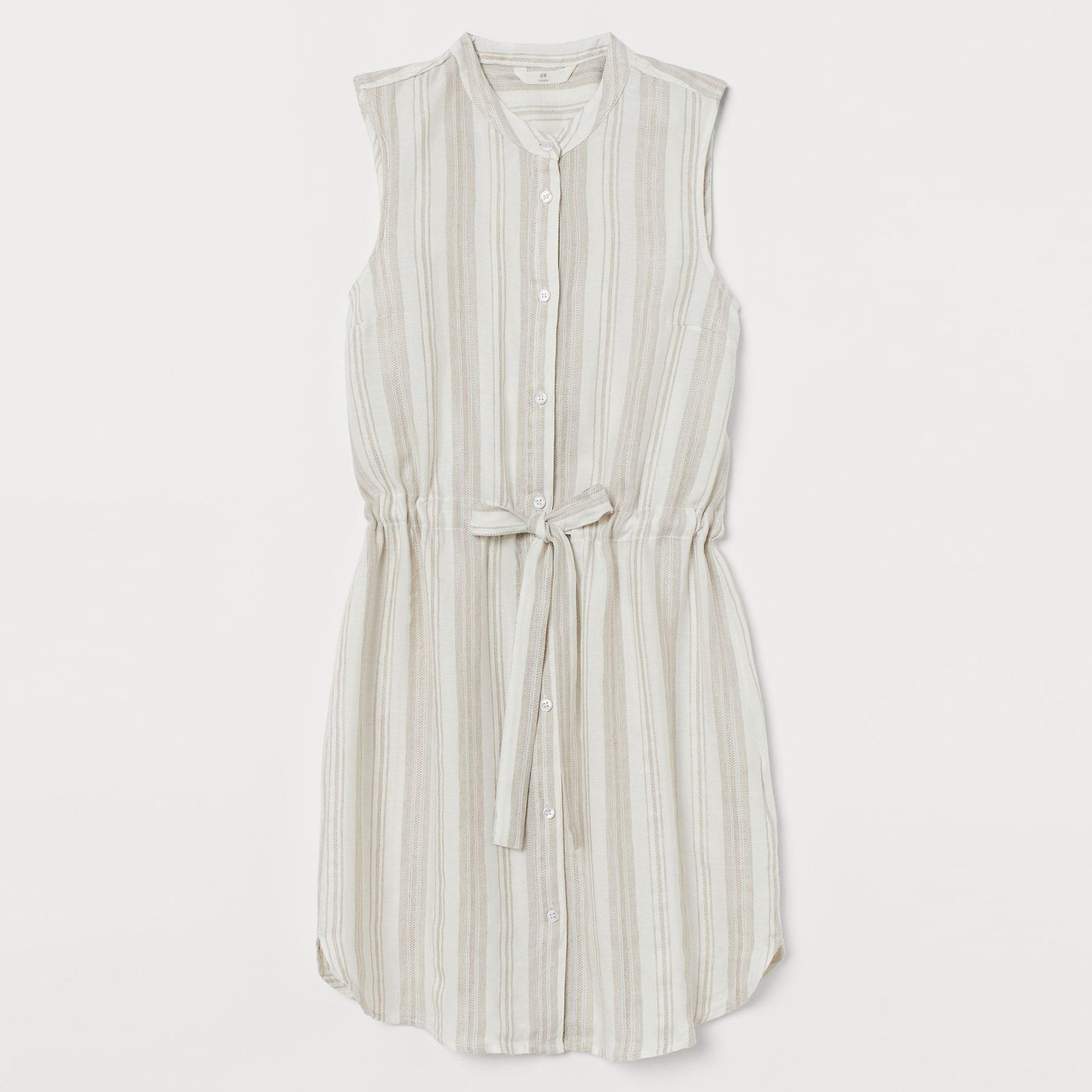 

Платье H&M 09-0743760-001  Светло-бежевое, Платье H&M 09-0743760-001 34 Светло-бежевое