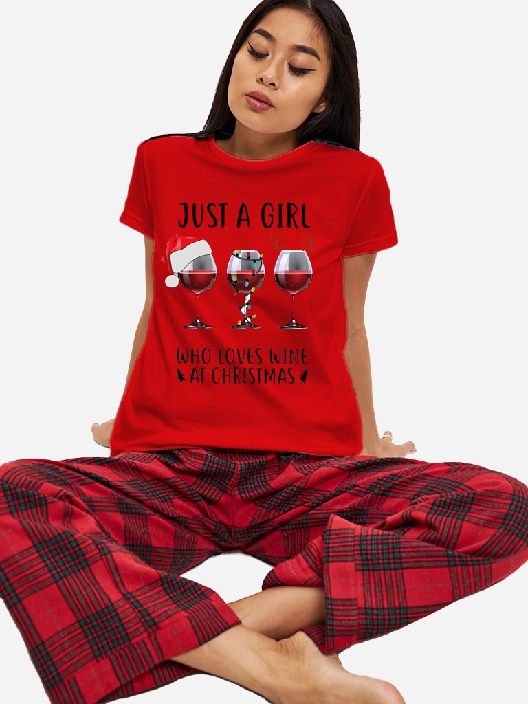 

Пижама (футболка + брюки) Love&Live Girl. Wine LLP01385  Красная, Пижама (футболка + брюки) Love&Live Girl. Wine LLP01385 XL Красная