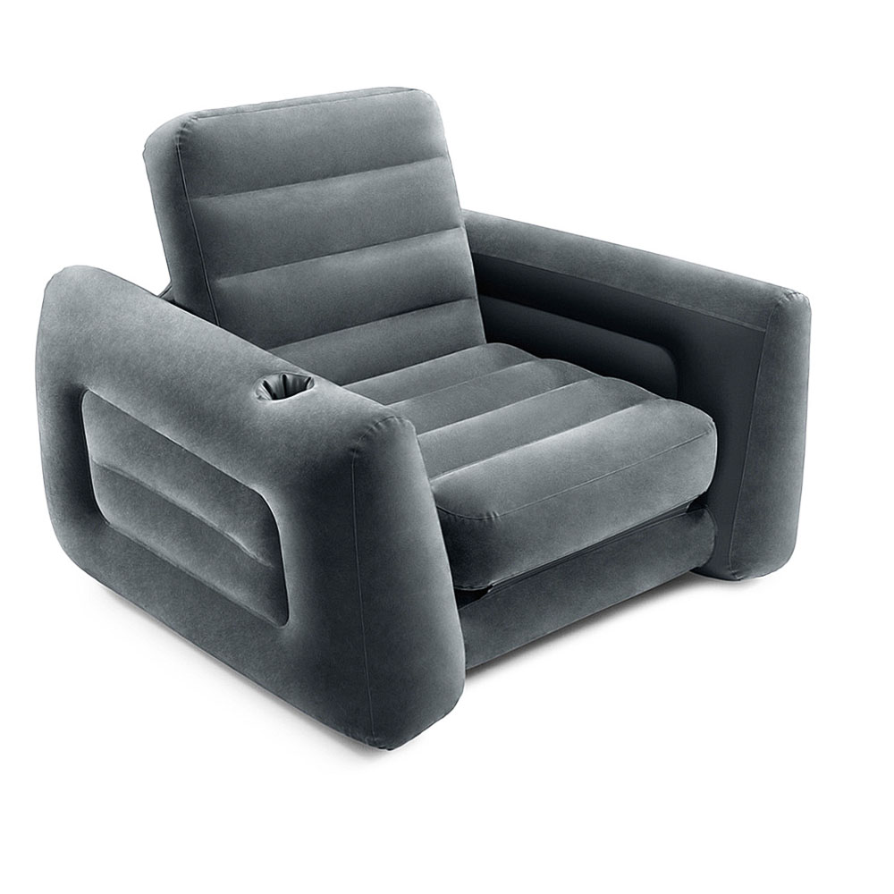

Уценка! Надувное кресло Intex 66551 (Stock), 224 х 117 х 66 см, черное