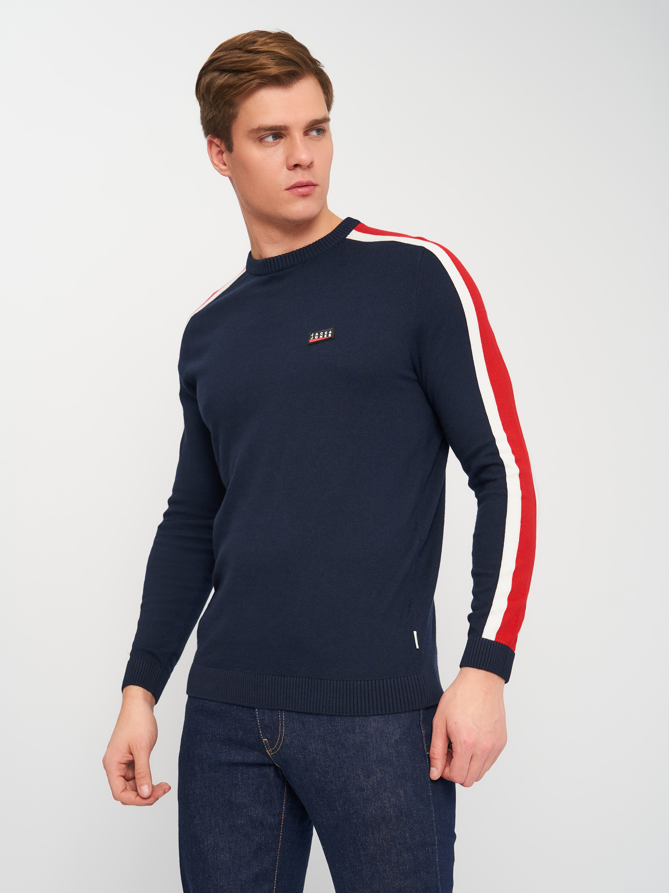 

Джемпер Jack & Jones XAZ209979MQKZ  Темно-синий, Джемпер Jack & Jones XAZ209979MQKZ L Темно-синий