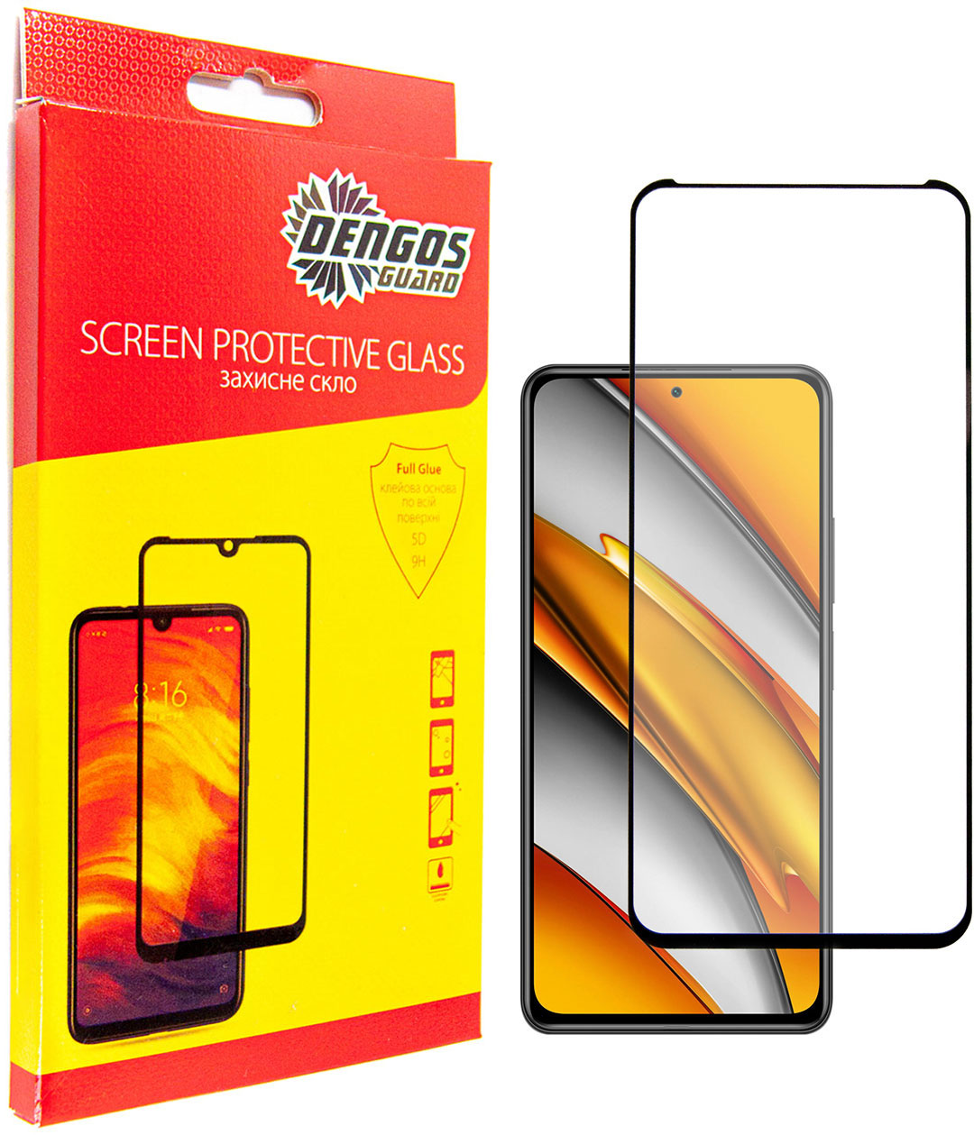 

Защитное стекло Dengos Full Glue для Poco F3 Black (TGFG-178)