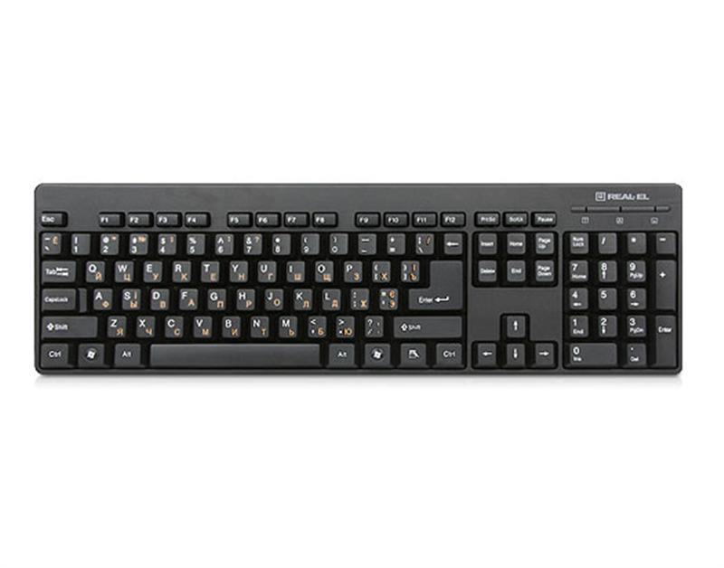 

Клавиатура REAL-EL Standard 502 Black USB