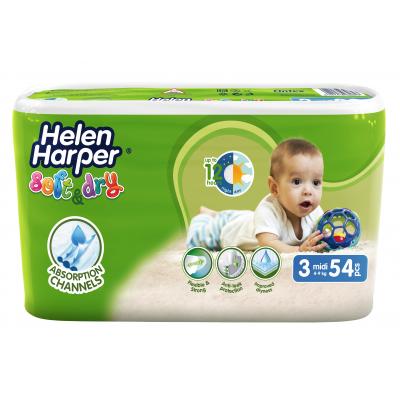 

Подгузник Helen Harper Soft&Dry Midi 4-9 кг 54 шт (5411416060116). 52985