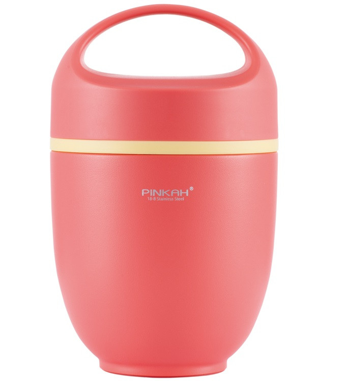 

Термос пищевой Pinkah PJ-3333-L 820 мл, розовый MHz. 53669