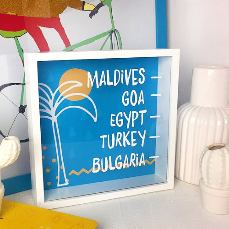 

Деревянная копилка для денег( Maldives ) FO. 52260