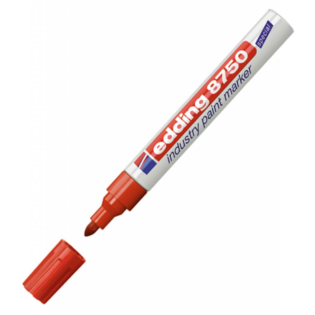 

Маркер Edding Industry Paint e-8750 2-4 мм(for dusty surfaces) red (8750/02). 51713