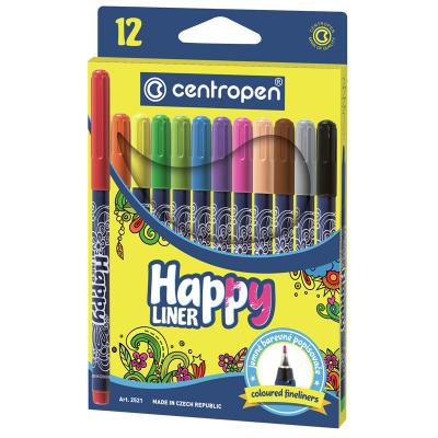 

Лайнер Centropen набор Happy Liners 0.4 мм 12 шт 12 цветов (2521). 51475