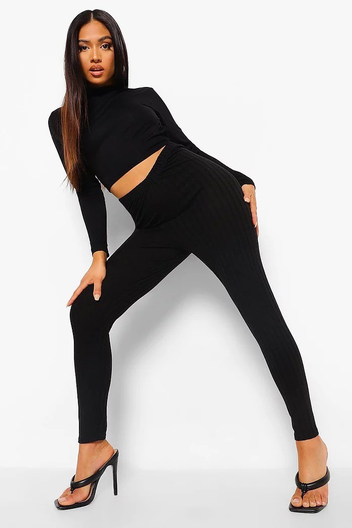 

Лосины Boohoo 36 черный 8520123003439