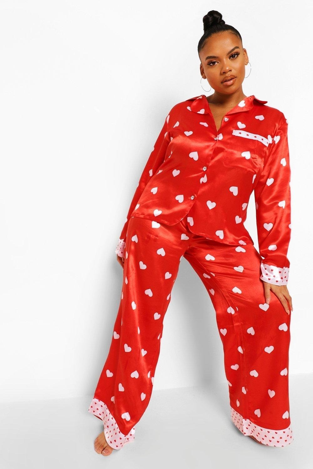 

Пижама Boohoo  красный 8520123003798, Пижама Boohoo 46 красный 8520123003798