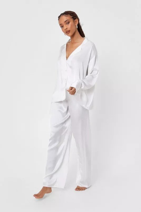 

Рубашка Nasty gal 38 белый 8520123003188