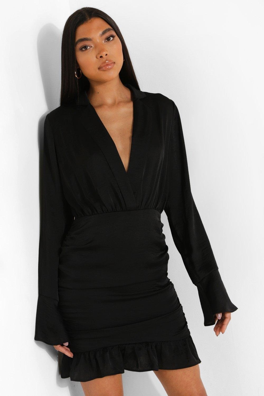 

Платье Boohoo  черный 8520123003695, Платье Boohoo 44 черный 8520123003695