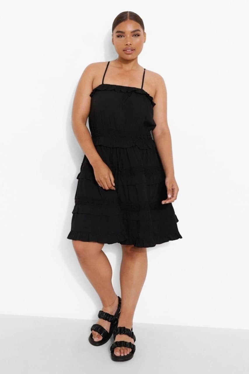 

Платье Boohoo  черный 8520123003151, Платье Boohoo 44 черный 8520123003151