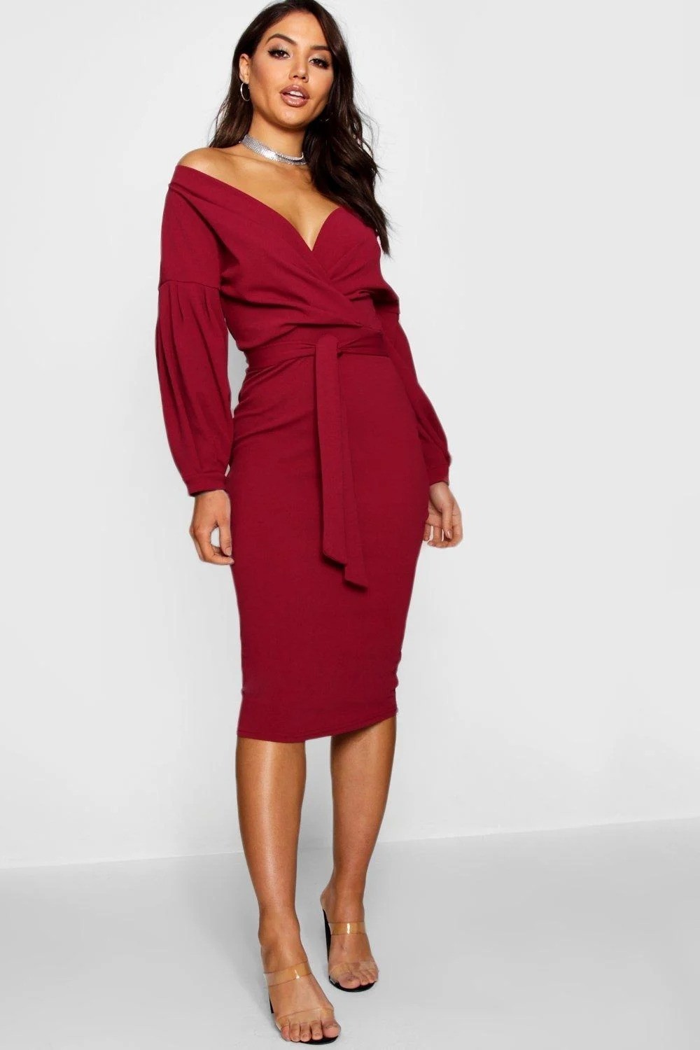 

Платье Boohoo 42 фиолетовый 8520123003622